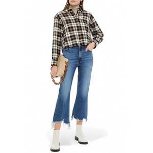 NEW J BRAND julia high rise flare jean in wonderland destruct